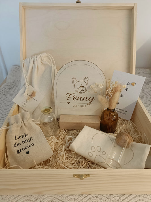 Troostbox huisdier + inhoud (groot)